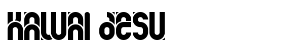 Kawai Desu font preview